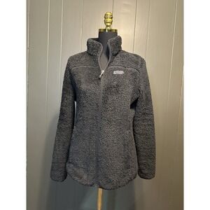 Eastern Mountain Sports Black Fleece Zip Up Jacket‎ S Small